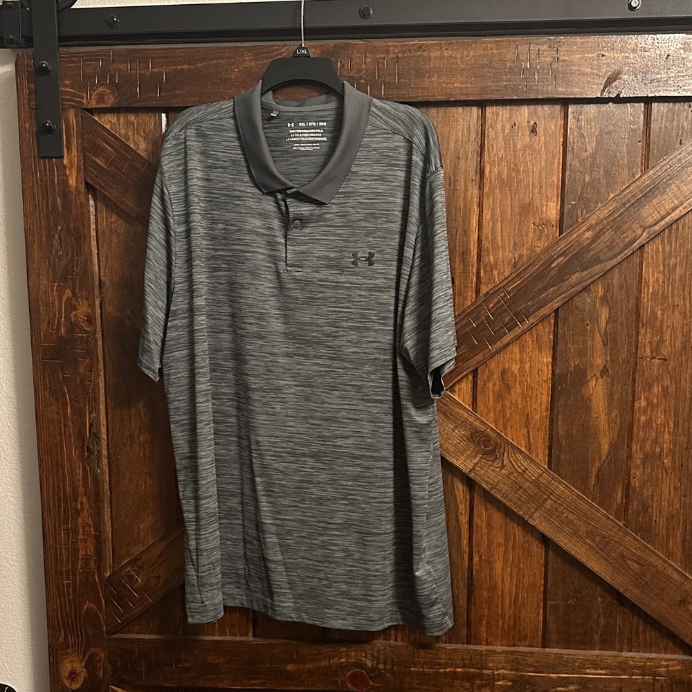 Under Armour Men's Charcoal Polo Shirt